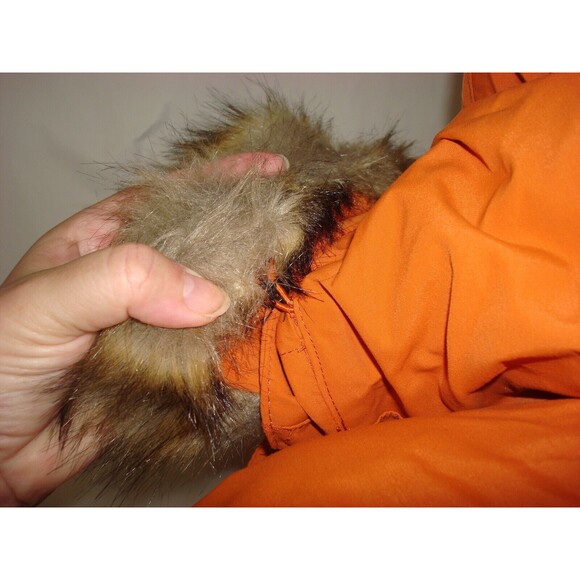 New NWT Mens Timberland Down Coat Orange Waterproof L Dryvent Warmest Recycled - Picture 6 of 16